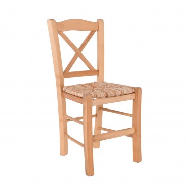 METRO Καρέκλα Οξιά Βαφή Εμποτισμού Φυσικό, Κάθισμα Ψάθα  43x47x88cm [-Φυσικό-] [-Ξύλο-, -Ψάθα-] Ρ967,Ε1