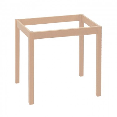 ΚΑΦΕΝΕΙΟΥ Βάση Τραπεζιού Οξιά Λυόμενο για Επιφάνεια 60x60cm, Άβαφο  49x49x73cm [-Άβαφο-] [-Ξύλο-] Ρ415,0