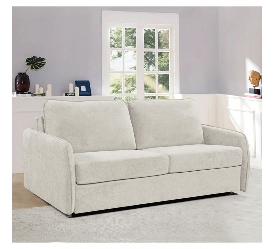 LESTER Καναπές - Κρεβάτι, Ύφασμα Μπεζ  180x98x89  Κρεβάτι:145x190cm [-Μπεζ-Tortora-Sand-Cappuccino-] [-Ύφασμα-] Ε9940,1