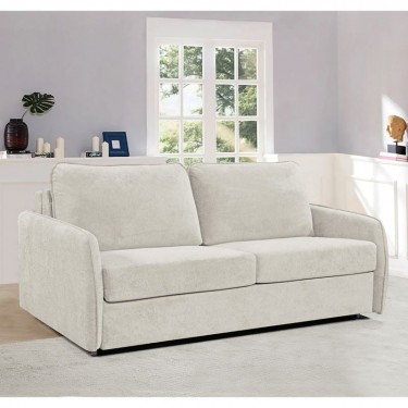 LESTER Καναπές - Κρεβάτι, Ύφασμα Μπεζ  180x98x89  Κρεβάτι:145x190cm [-Μπεζ-Tortora-Sand-Cappuccino-] [-Ύφασμα-] Ε9940,1