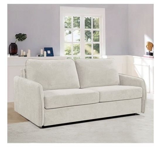 LESTER Καναπές - Κρεβάτι, Ύφασμα Μπεζ  180x98x89  Κρεβάτι:145x190cm [-Μπεζ-Tortora-Sand-Cappuccino-] [-Ύφασμα-] Ε9940,1