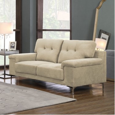 NOTE Kαναπές Σαλονιού - Καθιστικού 2Θέσιος, Ύφασμα Water Repellent Μπεζ  171x89x85cm [-Μπεζ-Tortora-Sand-Cappuccino-] [-Ύφασμα-] Ε965,24