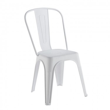 RELIX PP Καρέκλα Στοιβαζόμενη, PP Απόχρωση Άσπρο  47x47x86cm [-Άσπρο-] [-PP - PC - ABS-] Ε51910