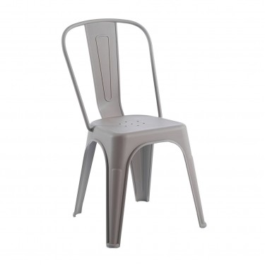 RELIX PP Καρέκλα Στοιβαζόμενη, PP Απόχρωση Sand Beige  47x47x86cm [-Μπεζ-Tortora-Sand-Cappuccino-] [-PP - PC - ABS-] Ε51910,5