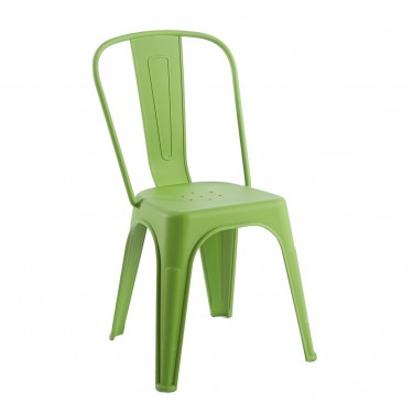 RELIX PP Καρέκλα Στοιβαζόμενη, PP Απόχρωση Lime  47x47x86cm [-Πράσινο-] [-PP - PC - ABS-] Ε51910,3