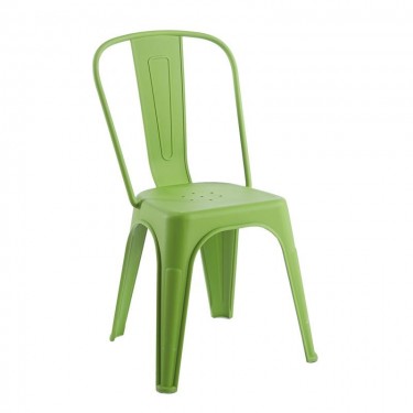 RELIX PP Καρέκλα Στοιβαζόμενη, PP Απόχρωση Lime  47x47x86cm [-Πράσινο-] [-PP - PC - ABS-] Ε51910,3