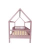 DREAM Montessori Παιδικό Κρεβάτι, για Στρώμα 90x190cm, Ξύλο Πεύκου Απόχρωση Ροζ  97x197x129cm [-Ροζ-] [-Ξύλο-] ΕΚ701,2