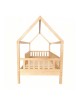 DREAM Montessori Παιδικό Κρεβάτι, για Στρώμα 90x190cm, Ξύλο Πεύκου Απόχρωση Φυσικό  97x197x129cm [-Φυσικό-] [-Ξύλο-] ΕΚ701,4