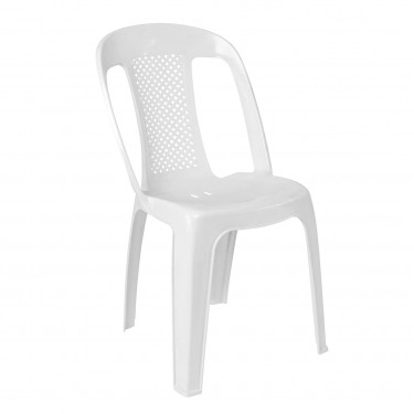 ELECTRA Καρέκλα Στοιβαζόμενη, ΡΡ Άσπρο  45x54x85cm [-Άσπρο-] [-PP - PC - ABS-] Ε3002,1