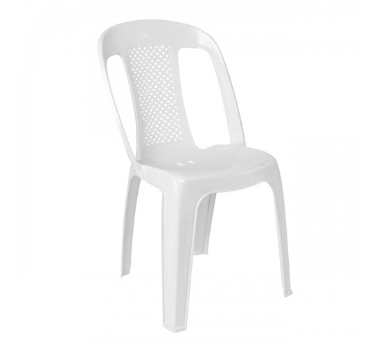 ELECTRA Καρέκλα Στοιβαζόμενη, ΡΡ Άσπρο  45x54x85cm [-Άσπρο-] [-PP - PC - ABS-] Ε3002,1