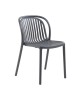 POCO Καρέκλα Κήπου-Βεράντας Στοιβαζόμενη, PP-UV Απόχρωση Ανθρακί  48x56x77cm [-Ανθρακί-] [-PP - PC - ABS-] Ε3034,3