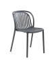 POCO Καρέκλα Κήπου-Βεράντας Στοιβαζόμενη, PP-UV Απόχρωση Ανθρακί  48x56x77cm [-Ανθρακί-] [-PP - PC - ABS-] Ε3034,3