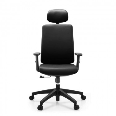 BF8200 Πολυθρόνα Γραφείου Διευθυντή, Pu Μαύρο  70x70x117/127cm [-Μαύρο-] [-PU - PVC-] ΕΟ623,1