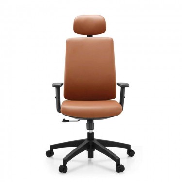 BF8200 Πολυθρόνα Γραφείου Διευθυντή, Pu Camel  70x70x117/127cm [-Μπεζ-Tortora-Sand-Cappuccino-] [-PU - PVC-] ΕΟ623,2