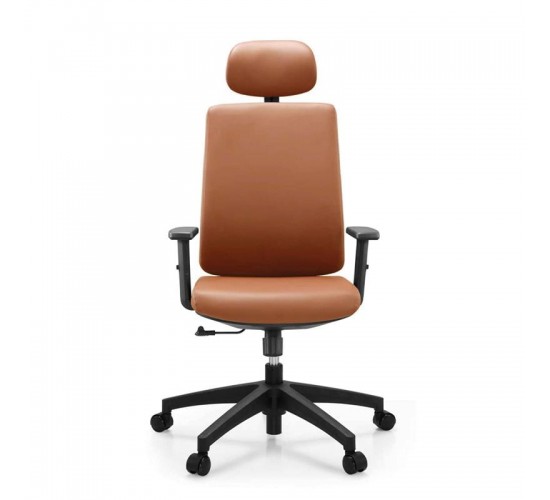 BF8200 Πολυθρόνα Γραφείου Διευθυντή, Pu Camel  70x70x117/127cm [-Μπεζ-Tortora-Sand-Cappuccino-] [-PU - PVC-] ΕΟ623,2