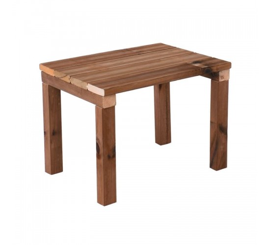 LUGANO Τραπεζάκι Παραλίας - Ξαπλώστρας, Εμποτισμού Pine Απόχρωση Καρυδί  48x37x36cm [-Καρυδί-] [-Ξύλο-] Ε220,2