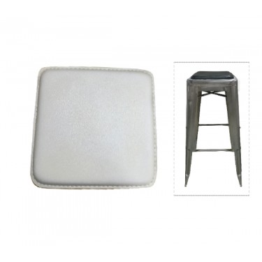 RELIX Κάθισμα για Σκαμπό, Pvc Άσπρο (Μαγνητικό)  27x27cm [-Άσπρο-] [-PU - PVC-] Ε519,1Σ