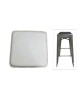 RELIX Κάθισμα για Σκαμπό, Pvc Άσπρο (Μαγνητικό)  27x27cm [-Άσπρο-] [-PU - PVC-] Ε519,1Σ
