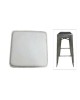 RELIX Κάθισμα για Σκαμπό, Pvc Άσπρο (Μαγνητικό)  27x27cm [-Άσπρο-] [-PU - PVC-] Ε519,1Σ