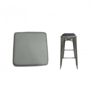 RELIX Κάθισμα για Σκαμπό, Pvc Γκρι (Μαγνητικό)  27x27cm [-Γκρι-] [-PU - PVC-] Ε519,3Σ