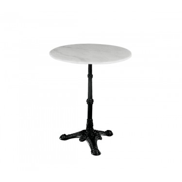 EKO Τραπέζι Παραδοσιακή Κολώνα Μαντέμι, Μάρμαρο  Φ60 H.74cm [-Άσπρο-, -Μαύρο-] [-Μαντέμι-, -Μάρμαρο - Τεχνομάρμαρο-] Ε891