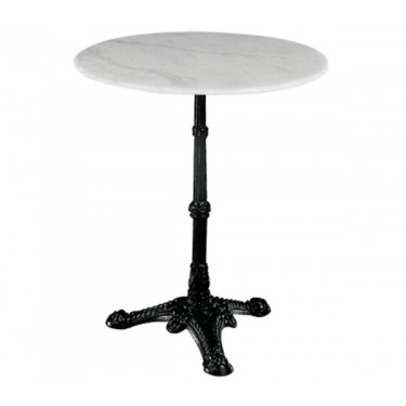 EKO Τραπέζι Παραδοσιακή Κολώνα Μαντέμι, Μάρμαρο  Φ60 H.74cm [-Άσπρο-, -Μαύρο-] [-Μαντέμι-, -Μάρμαρο - Τεχνομάρμαρο-] Ε891