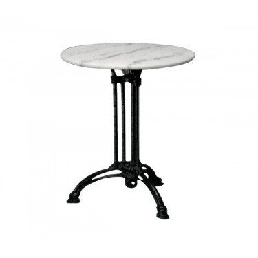 EKO Τραπέζι Τρίνυχο Μαντέμι, Μάρμαρο  Φ60  H.74cm [-Άσπρο-, -Μαύρο-] [-Μαντέμι-, -Μάρμαρο - Τεχνομάρμαρο-] Ε892