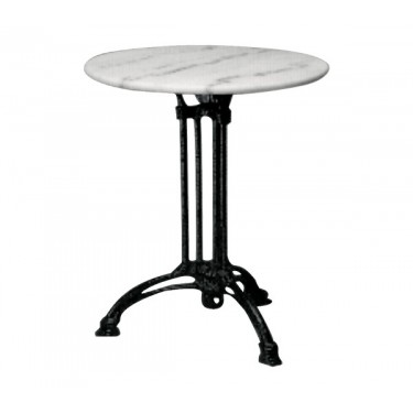 EKO Τραπέζι Τρίνυχο Μαντέμι, Μάρμαρο  Φ70 H.74cm [-Άσπρο-, -Μαύρο-] [-Μαντέμι-, -Μάρμαρο - Τεχνομάρμαρο-] Ε897