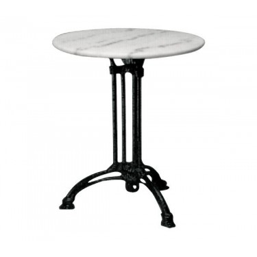 EKO Τραπέζι Τρίνυχο Μαντέμι, Μάρμαρο  Φ70 H.74cm [-Άσπρο-, -Μαύρο-] [-Μαντέμι-, -Μάρμαρο - Τεχνομάρμαρο-] Ε897