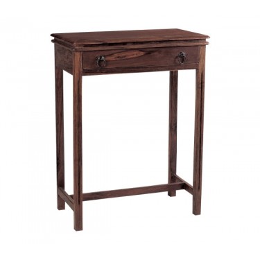 CONSOLE Κονσόλα 1 Συρτάρι Ξύλο Sheesham Καρυδί  60x34x80cm [-Καρυδί-] [-Ξύλο-] ΕS306,1