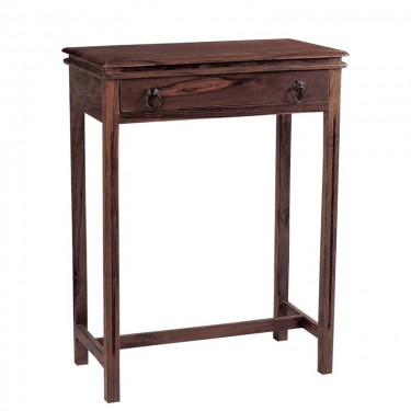 CONSOLE Κονσόλα 1 Συρτάρι Ξύλο Sheesham Καρυδί  60x34x80cm [-Καρυδί-] [-Ξύλο-] ΕS306,1