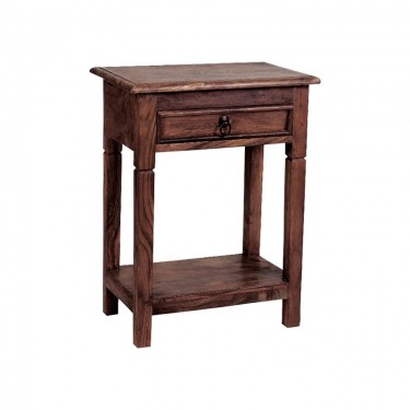 DORP Κομοδίνο Ξύλο Sheesham Καρυδί  40x30x60cm [-Καρυδί-] [-Ξύλο-] ΕS303