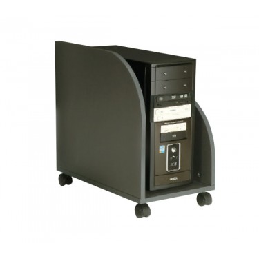 ΒΑΣΗ Η/Υ τροχήλατη Dark Grey  50x30x52cm [-Ανθρακί-] [-Melamine-] ΕΟ991