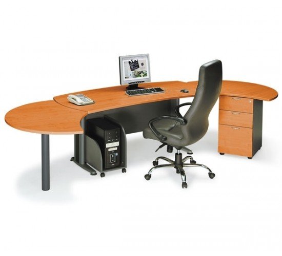 EXECUTIVE Eπιφάνεια Eπέκτασης Απόχρωση Dark Grey - Cherry  120x80cm [-Γκρί Σκούρο/Κερασί-] [-Melamine-] ΕΟ999,1Ε