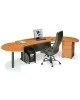 EXECUTIVE Eπιφάνεια Eπέκτασης Απόχρωση Dark Grey - Cherry  120x80cm [-Γκρί Σκούρο/Κερασί-] [-Melamine-] ΕΟ999,1Ε