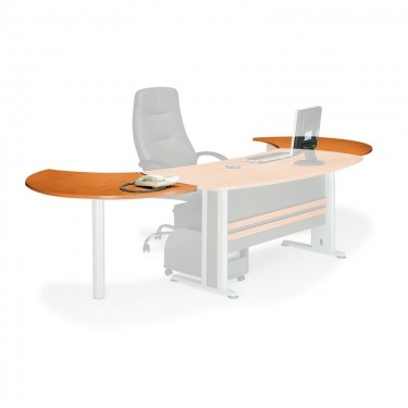 EXECUTIVE Eπιφάνεια Eπέκτασης Απόχρωση Dark Grey - Cherry  120x80cm [-Ανθρακί-, -Κερασί-] [-Melamine-] ΕΟ999,1Ε