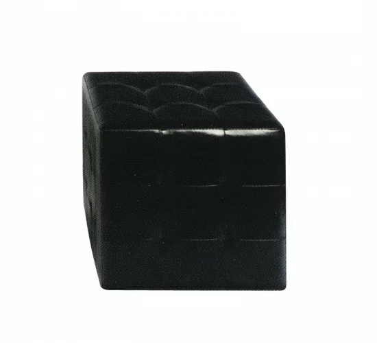 CONY Σκαμπό Βοηθητικό, PU Μαύρο  37x37x42cm [-Μαύρο-] [-PU - PVC - Bonded Leather-] Ε7046,1