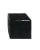 CONY Σκαμπό Βοηθητικό, PU Μαύρο  37x37x42cm [-Μαύρο-] [-PU - PVC - Bonded Leather-] Ε7046,1