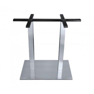 EPSILON Βάση Τραπεζιού Inox #201/21,20 Kg  70x40 H.72cm [-Χρώμιο - Inox-] [-Μέταλλο-] ΕΜ66,1