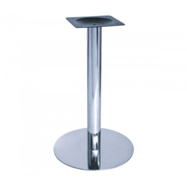 PLASMA βάση τραπεζιού Inox #201/11,70 Kg  Φ45 H.72cm [-Χρώμιο - Inox-] [-Μέταλλο-] ΕΜ677