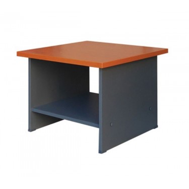 Τραπεζάκι Επισκέπτη Απόχρωση Dark Grey - Cherry  60x60x45cm [-Ανθρακί-, -Κερασί-] [-Melamine-] ΕΟ129,1