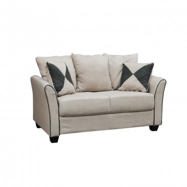 ASHLEY Καναπές Σαλονιού - Καθιστικού 2Θέσιος, Ύφασμα Μπεζ  142x80x88cm [-Μπεζ-Tortora-Sand-Cappuccino-] [-Ύφασμα-] Ε986,2