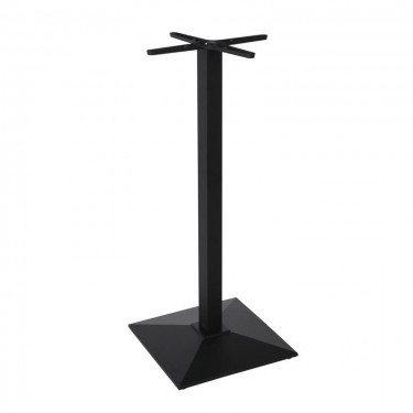 ΠΥΡΑΜΙΔΑ Βάση Τραπεζιού BAR Μαντέμι Μαύρο - 11,00 Kg  45x45x108cm [-Μαύρο-] [-Μαντέμι-] Ε0732