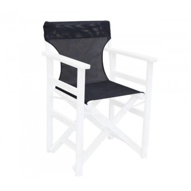 Textilene για Πολυθρόνα Σκηνοθέτη, Απόχρωση Μαύρο  600gr/m2 [-Μαύρο-] [-Textilene-] Ε777,4Τ