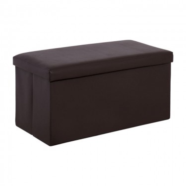 ORION Σκαμπό Αποθηκευτικό - Βοηθητικό, PU Σκούρο Καφέ  80x38x38cm [-Καφέ-] [-PU - PVC-] Ε7043,2