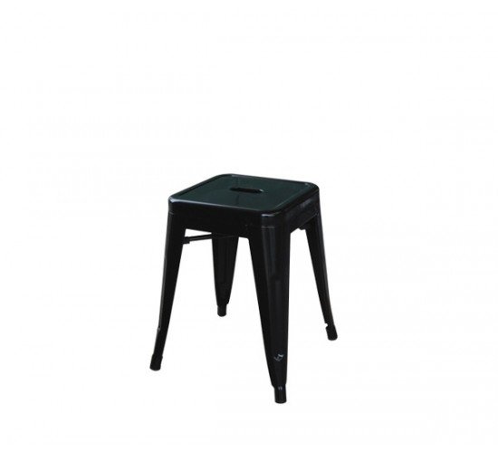 RELIX Σκαμπό-Pro, Μέταλλο Βαφή Μαύρο  39x39x45cm [-Μαύρο-] [-Μέταλλο-] Ε5195,1