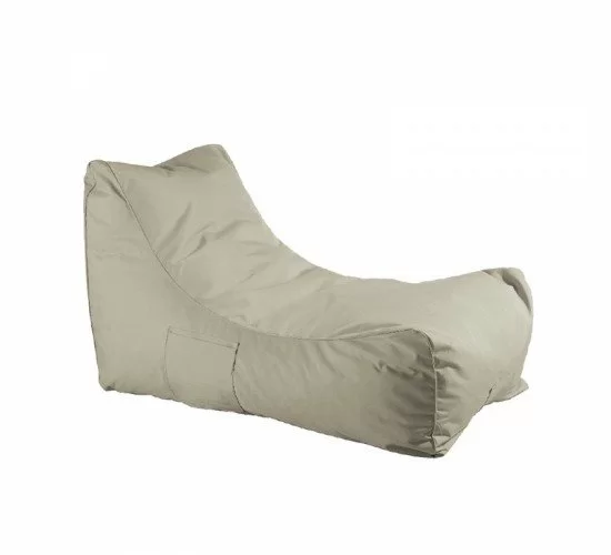 LAZY Πουφ Ανάκλιντρο 100%  Αδιάβροχο, Ύφασμα Sand  70x106x67cm [-Μπεζ-Tortora-Sand-Cappuccino-] [-Ύφασμα-] Ε021,2