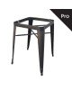 RELIX Βάση Τραπέζι Dining Μέταλλο Βαφή Antique Black  60x60x73cm [-Μαύρο-] [-Μέταλλο-] Ε5204,10