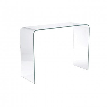GLASSER Κονσόλα Διάφανο Γυαλί 12mm  110x35x75cm [-Διάφανο-] [-Γυαλί-] ΕΜ723