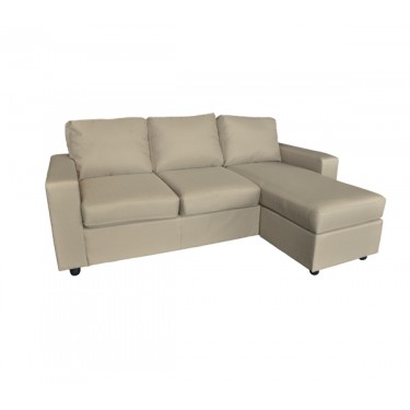 PORTLAND-W Καναπές Σαλονιού - Καθιστικού, Γωνία Αναστρέψιμος Ύφασμα Ανοιχτό Γκρι  203x140x85cm H.88cm [-Γκρι-] [-Ύφασμα-] Ε9585,7